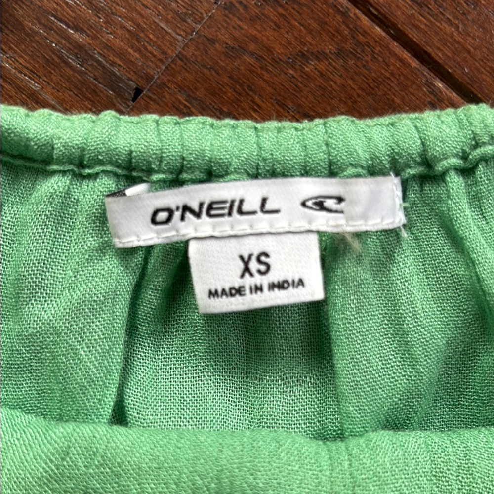 O'Neill Green Gauzy Swim Coverup - Picture 6 of 10